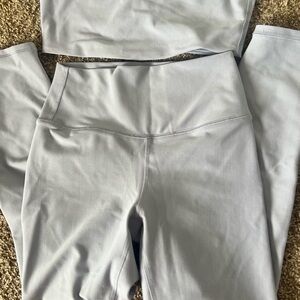 Abercrombie & Fitch Women's Soft Gray Leggings